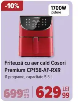 Carrefour Friteuză cu aer cald Cosori Premium CP158-AF-RXR Ofertă