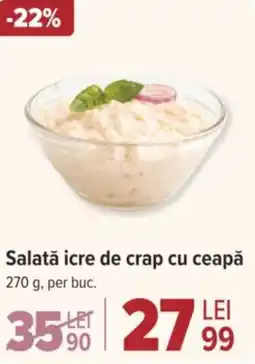 Carrefour Salată icre de crap cu ceapă Ofertă