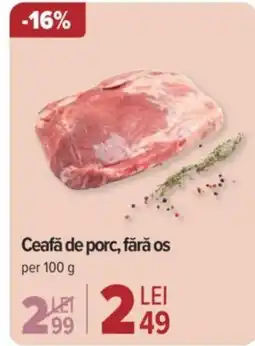 Carrefour Ceafă de porc, fără os Ofertă