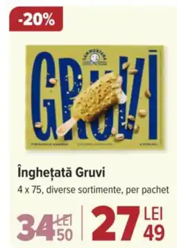 Carrefour Îngheţată Gruvi Ofertă