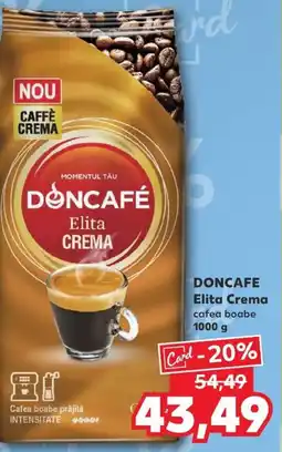 Kaufland DONCAFÉ Elita Crema Ofertă
