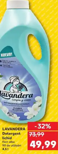 Kaufland LAVANDERA Detergent lichid Ofertă