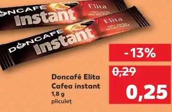 Kaufland Doncafé Elita Cafea instant Ofertă