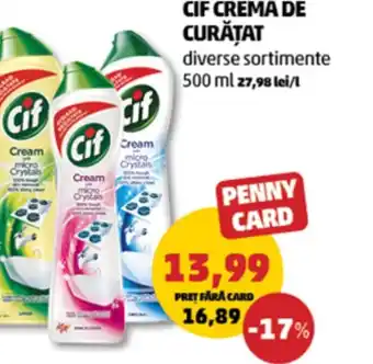 Penny CIF CREMĂ DE CURĂȚAT Ofertă