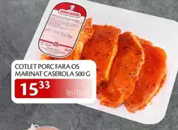 Unicarm COTLET PORC FARA OS MARINAT CASEROLA 500 G Ofertă