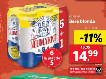 Lidl NEUMARKT Bere blondǎ Ofertă