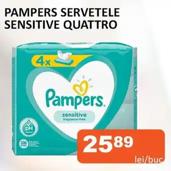 Unicarm PAMPERS SERVETELE SENSITIVE QUATTRO Ofertă