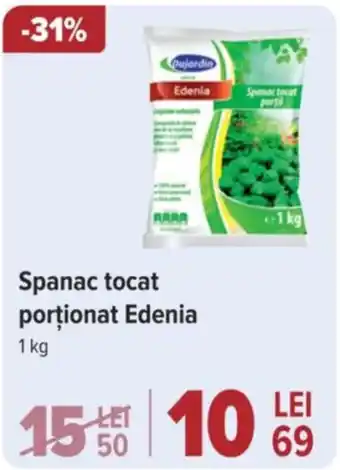 Carrefour Market Spanac tocat porționat Edenia Ofertă