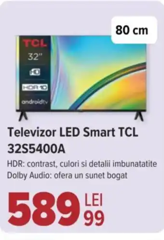 Carrefour Televizor LED Smart TCL 32S5400A Ofertă