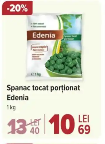 Carrefour Spanac tocat porționat Edenia Ofertă