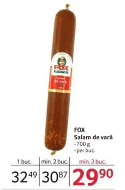 Selgros FOX Salam de vară Ofertă