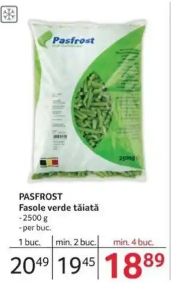 Selgros PASFROST Fasole verde tăiată Ofertă