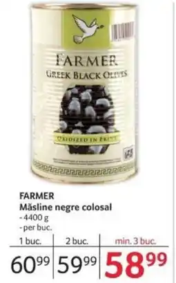 Selgros FARMER Măsline negre colosal Ofertă