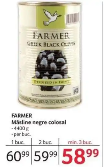 Selgros FARMER Măsline negre colosal Ofertă