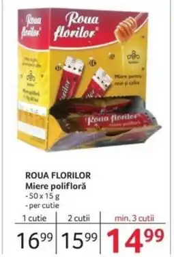 ROUA FLORILOR Miere poliflorǎ