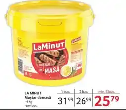 Selgros LA MINUT Muştar de masă Ofertă