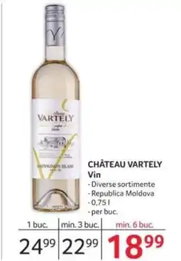 Selgros CHÂTEAU VARTELY Vin Ofertă