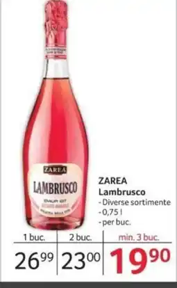 Selgros ZAREA LAMBRUSCO Ofertă