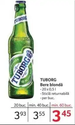 Selgros TUBORG Bere blondă Ofertă