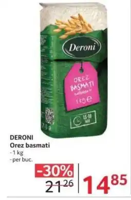Selgros DERONI Orez basmati Ofertă