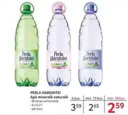 Selgros PERLA HARGHITEI Apă minerală naturală Ofertă