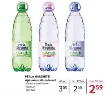 Selgros PERLA HARGHITEI Apă minerală naturală Ofertă