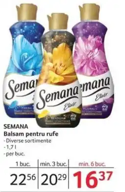 Selgros SEMANA Balsam pentru rufe Ofertă