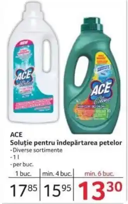 ACE Soluție pentru îndepărtarea petelor