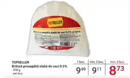 Selgros TOPSELLER Brânză proaspătă slabă de vaci 0,5% Ofertă