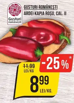 Mega Image GUSTURI ROMÂNEŞTI ARDEI KAPIA ROŞU, CAL. II Ofertă