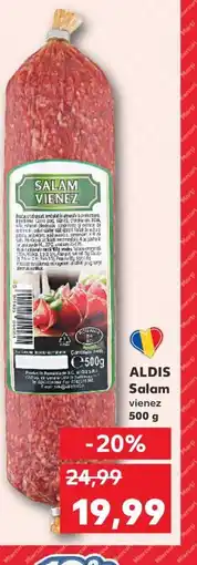 Kaufland ALDIS Salam vienez 500 g Ofertă