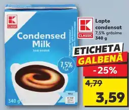 Kaufland Lapte condensat Ofertă