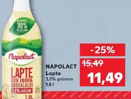Kaufland NAPOLACT Lapte Ofertă