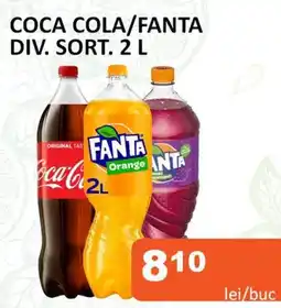 Unicarm COCA COLA/FANTA DIV. SORT. 2 L Ofertă