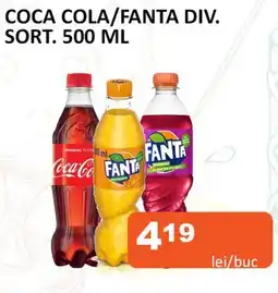 Unicarm COCA COLA/FANTA DIV. SORT. 500 ML Ofertă