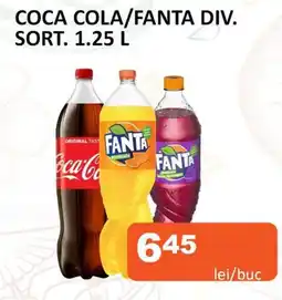 Unicarm COCA COLA/FANTA DIV. SORT. 1.25 L Ofertă