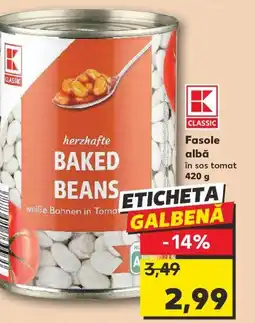 Kaufland Fasole albă Ofertă
