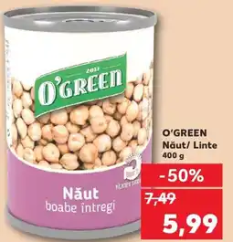 Kaufland O'GREEN Nǎut/ Linte Ofertă