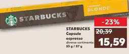 Kaufland STARBUCKS Capsule espresso Ofertă