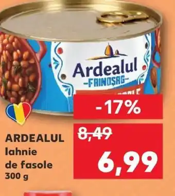 Kaufland ARDEALUL lahnie de fasole Ofertă