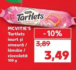 Kaufland MCVITIE'S Tartlets iaurt şi zmeură / lămâie / ciocolată Ofertă