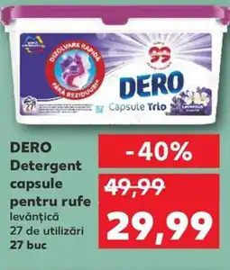 Kaufland DERO Detergent capsule pentru rufe Ofertă