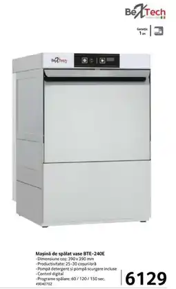 Selgros Maşină de spălat vase BTE-240E Ofertă