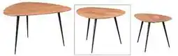 Masuta de cafea cu forma neregulata din salcam This&That 54x49x41 cm maro
