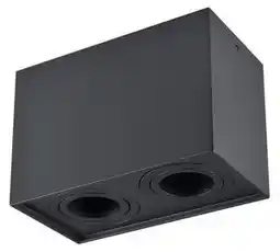 Lampă spot HADAR Q2 2xGU10/10W/230V negru