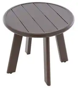 Favi Masă rotundă din aluminiu, maro închis Ofertă