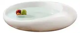 Favi Masuta de cafea rotunda din fibra de sticla 100x100x25 cm alba Ofertă