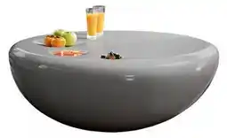 Favi Masuta de cafea rotunda din fibra de sticla 100 cm gri Ofertă