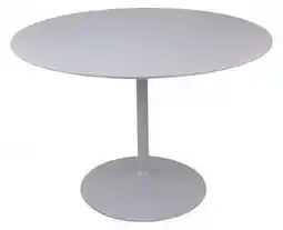 Favi Masa de bar rotunda 110x110x75 cm alba Ofertă