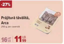 Prăjitură tăvălită, Arca